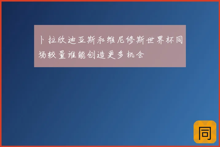 卜拉欣迪亚斯和维尼修斯世界杯同场较量谁能创造更多机会